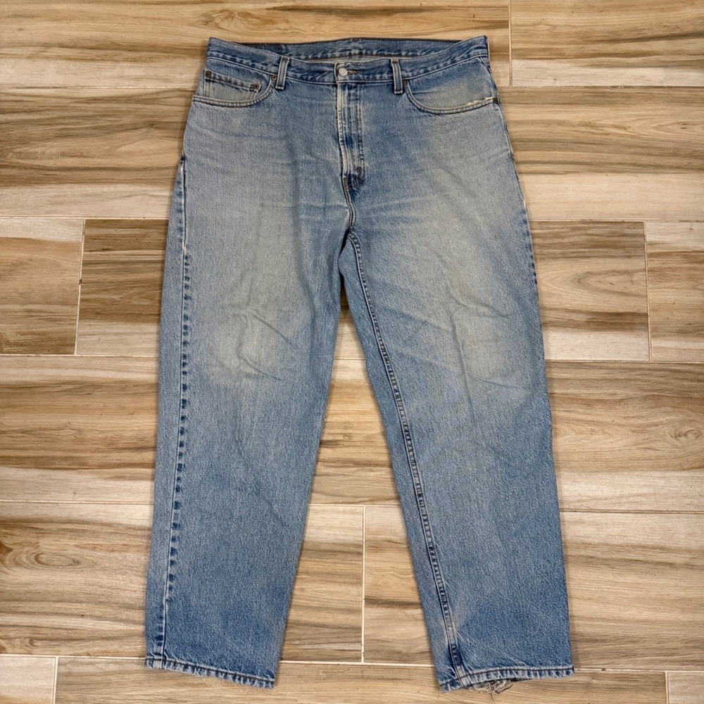 Vintage Y2K Levis 560 Loose Fit Jeans Mens 36x30 Light Wash Denim Tapered Leg